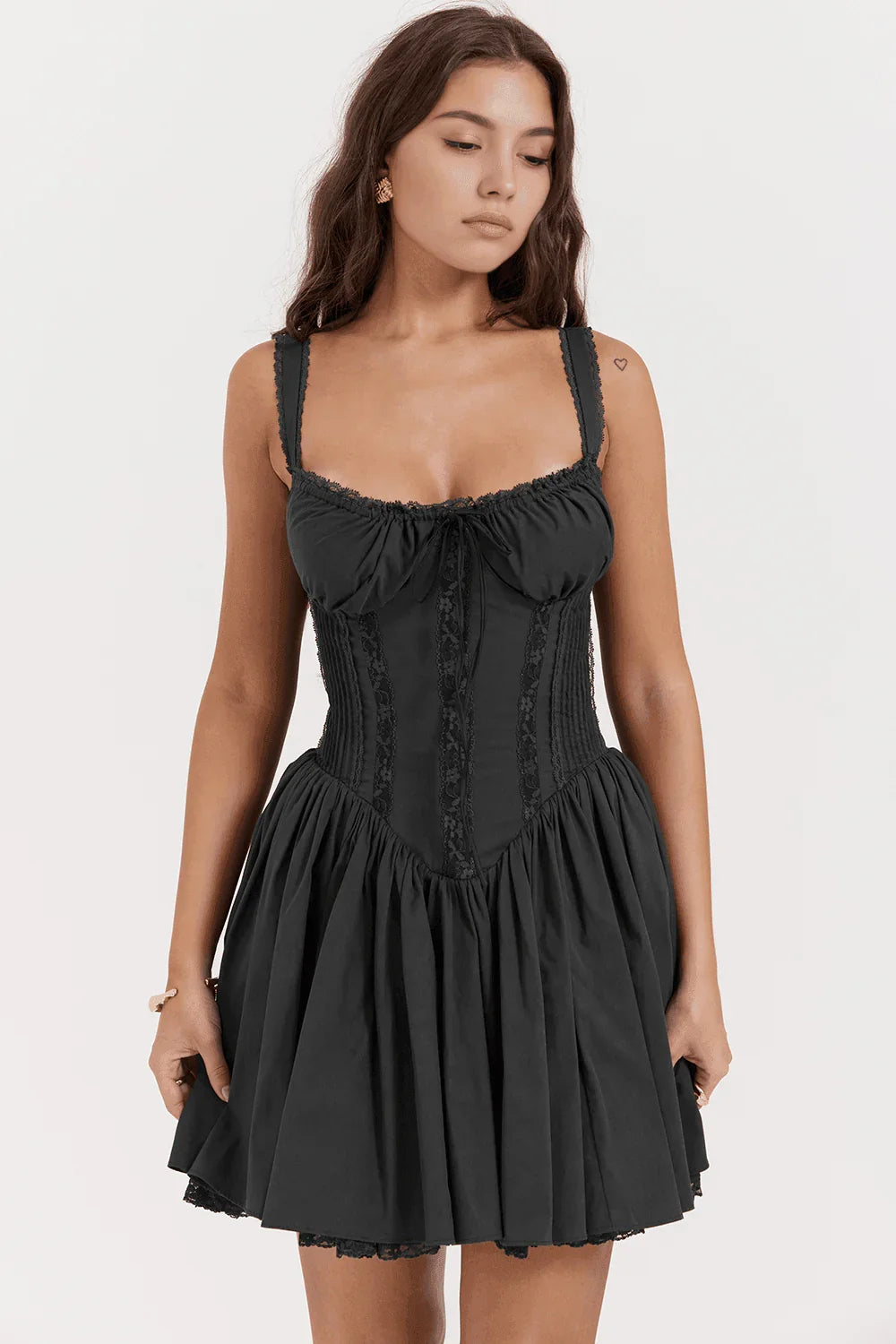 Vestido Curto Fluido