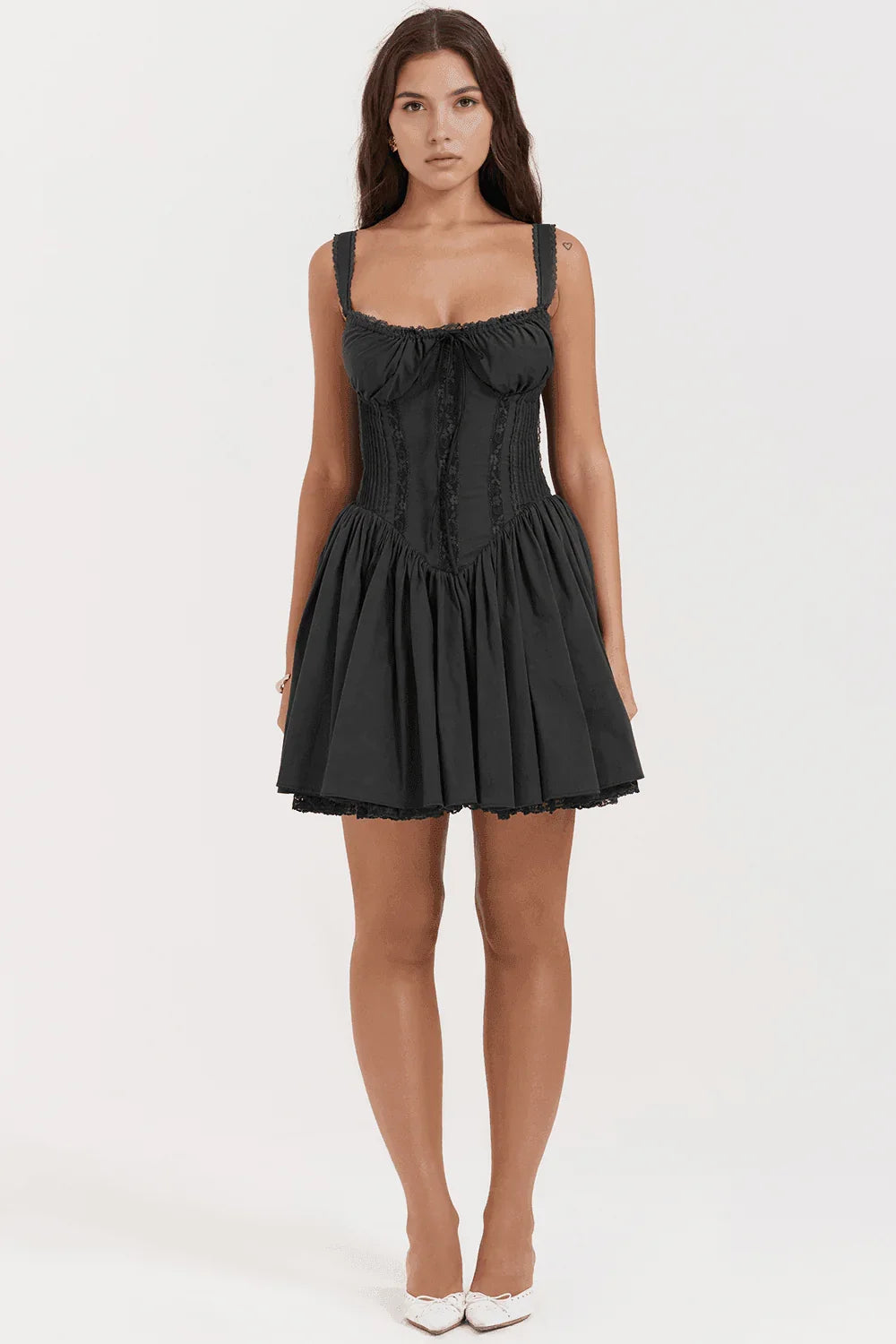Vestido Curto Fluido
