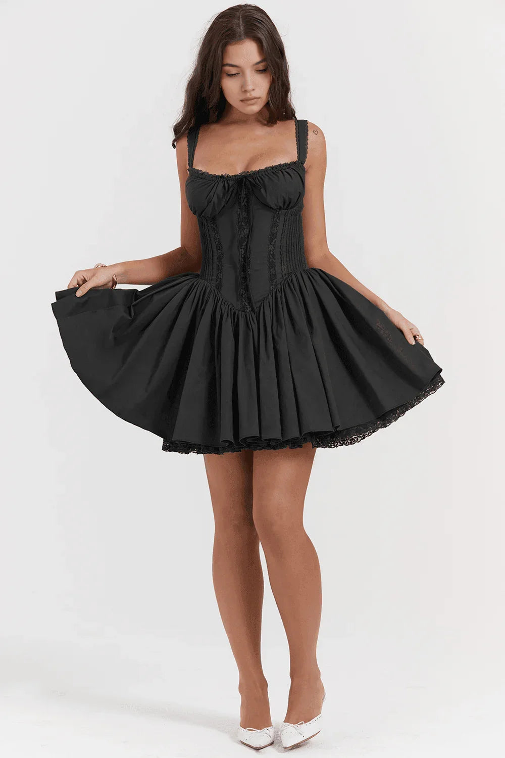 Vestido Curto Fluido